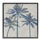 Stupell Industries Exotic Pop Blue Palms Framed Giclee, design by Amber Sterling
